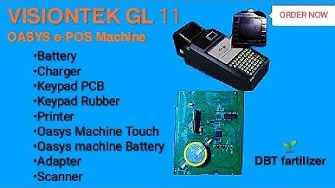 Visiontek gl11/ OASYS POS machine Battery, Printer,Charger, Keypad, Print Roller,  Buy Online