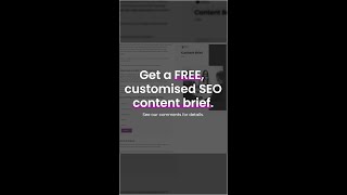 FREE SEO Content Brief! 🚀