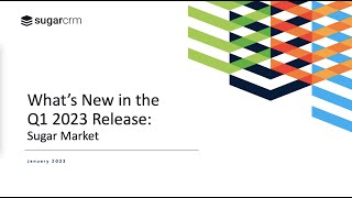 What's new in the Q1 2023 Release for Sugar Market