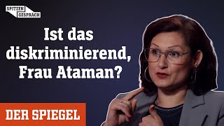 Ferda Ataman im SPIEGEL-Talk: Ist das diskriminierend, Frau Ataman? | DER SPIEGEL