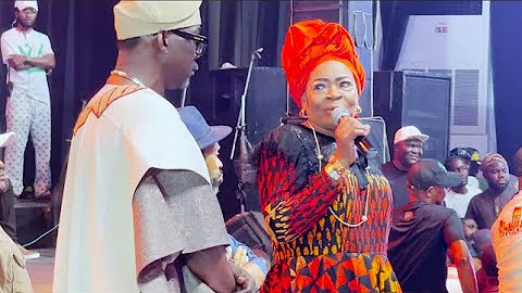 Salawa Abeni Melts Pasuma's Heart on Stage with Her Prayers and Songs! As Lizzy Anjorin Shine