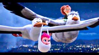 storks ending | a happy ending scene  | storks delivering babies | baby factory | storks ending song screenshot 3