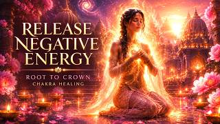 (NO ADS) RELEASE NEGATIVE ENERGY • ROOT TO CROWN CHAKRA HEALING | FEMININE ENERGY