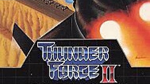 Thunder Force II (Sega Genesis 1989) - Clearing with save states