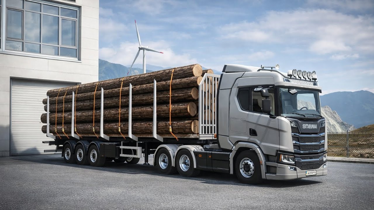 Logs delivery tremola to airolo ( gotthard pass) Truckers of Europe 3 gameplay....