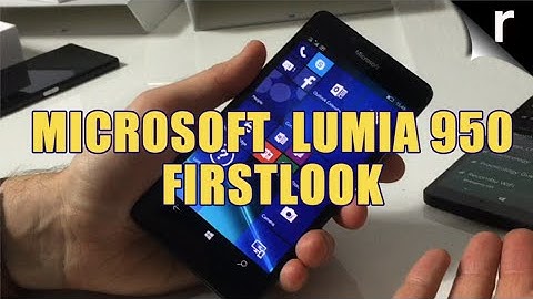 Microsoft Lumia 950 first look