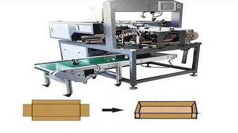 Review Automatic Rigid Box Corners Sticking Pasting Making Machine Quality Gift Box Corner Tape Past