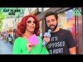 Morgan McMichaels' Gay Slang Quiz on Hollywood Blvd.