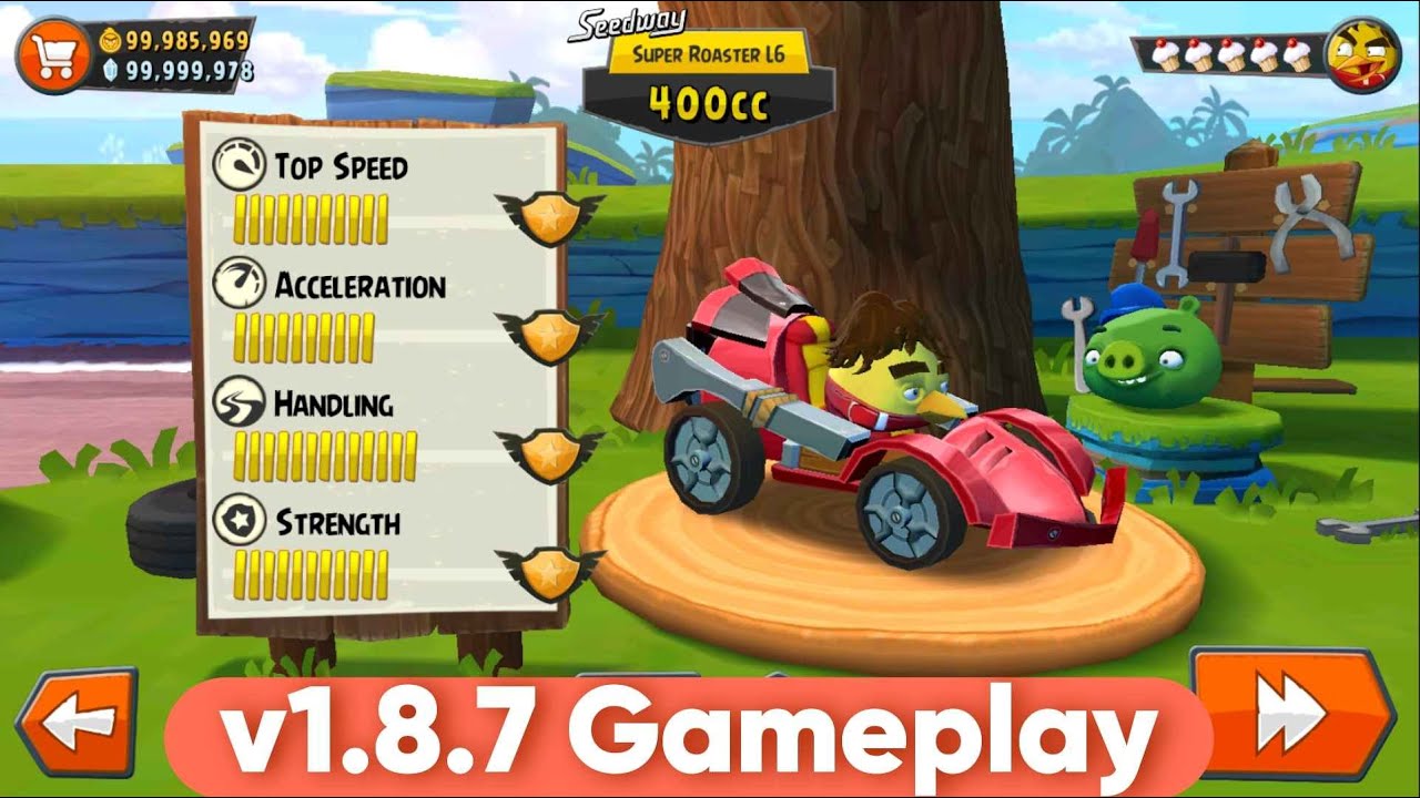 Angry Birds GO! Gravity Mod Inf Money And Gems v1.8.7 Gameplay 2024