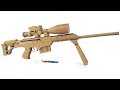 How To Make Cardboard Sniper That Sh00ts -  With Magazine