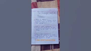 class 7 math learner diary chapter 6 the triangle and its properties