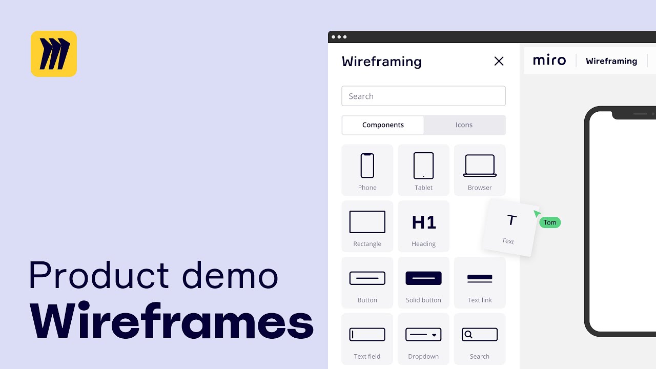 Miro Wireframes là một công cụ thiết kế có tính năng linh hoạt và hiệu quả. Nó giúp bạn tạo ra các khuôn mẫu cho các ứng dụng và giao diện người dùng dễ dàng hơn. Hãy xem hình ảnh liên quan đến Miro Wireframes để khám phá thế giới của thiết kế tương tác và quy trình thiết kế của bạn sẽ trở nên đơn giản hơn.