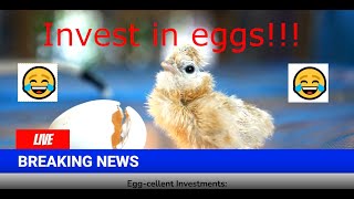 Stocks Down, Crypto Crashed… But Eggs  UP ONLY! 🚀 How To Invest In Eggs