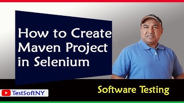 How to create Maven Project for Selenium WebDriver?