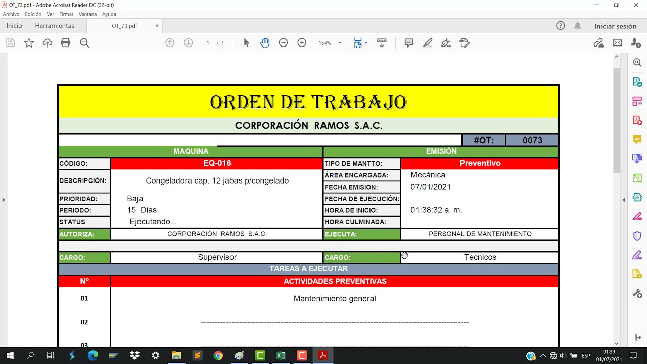 Plan De Mantenimiento Preventivo En Excel 24 Youtube