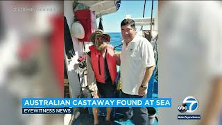 Australian man and his dog rescued by Mexican tuna boat after drifting 3 months in the Pacific Ocean