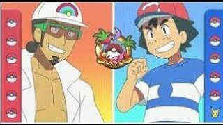 Pokemon sun and moon Ash vs Kukui Final battle full