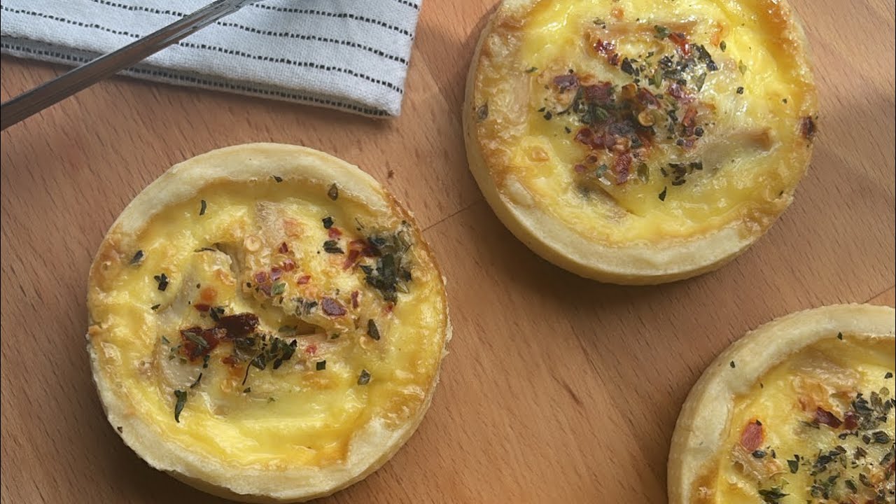 فطاير الكيش Mini quiche recipe