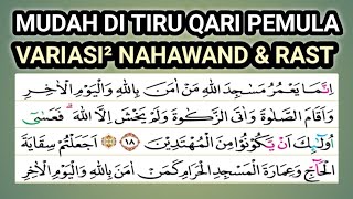 Belajar Variasi Nahawand & Rast paa Surah At Taubah 18 - 19