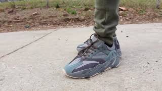 envase testimonio Acrobacia Im Back !! adidas Yeezy Boost 700 "Teal Blue" + @Whatshouldicallmystore  look ! - YouTube