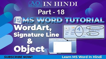 Text Group Tools #2 in MS Word | Part - 18 | MS Word Tutorial | AO InfoTech