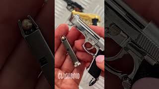 Beretta Detachable Keychain - Silver Edition
