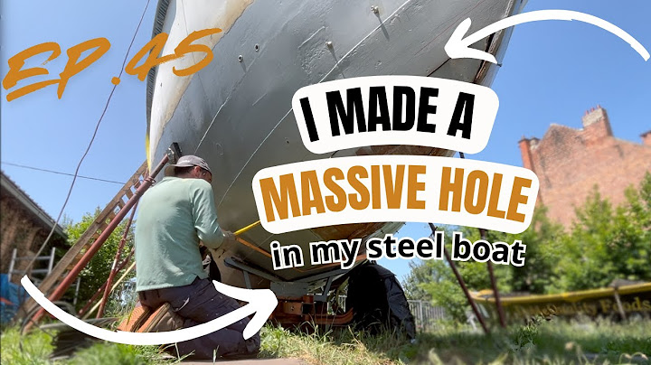 I cut a MASSIVE hole in my STEEL BOAT. EP.45