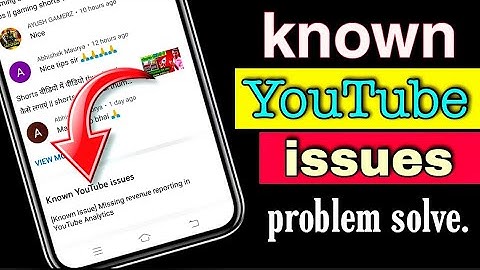 YT studio problem solve || [Known lssue] Missing revenue reporting in YouTube Analytics ||