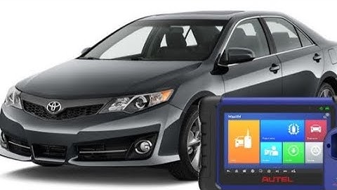 How to program Toyota Camry 2012-2020 Remote Key: Autel IM508