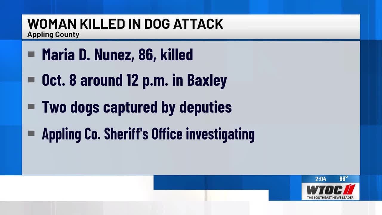 86-year-old woman mauled to death by dogs in Baxley - YouTube