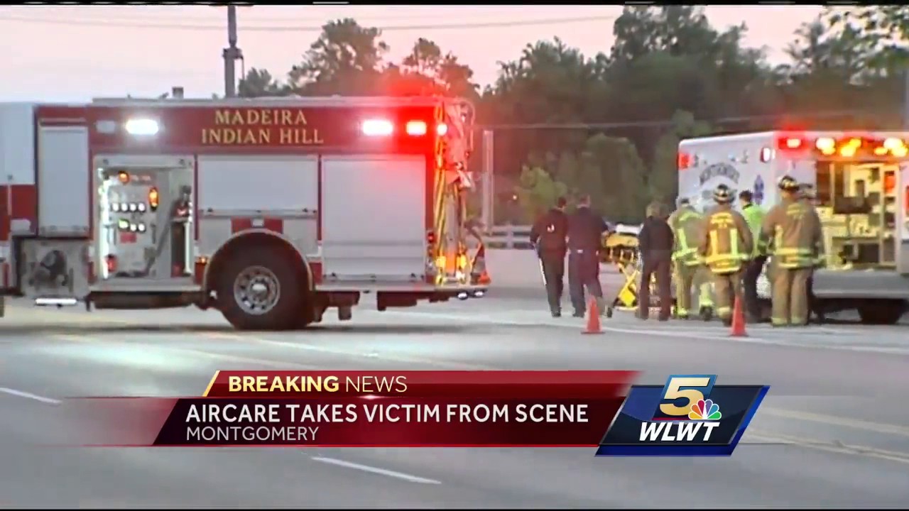 1 flown to hospital after single-car crash in Montgomery - YouTube