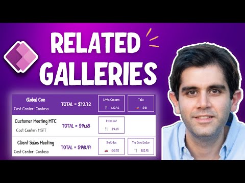 Power Apps Related Galleries | Nested Gallery with Flexible Height