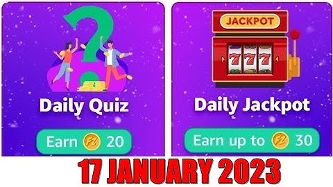 Amazon Fz Coins Quiz Answers Today | Amazon Quiz Today | 17 January 2023