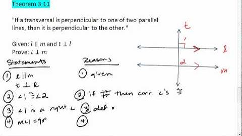 3.6 (4 of 5) Theorem 3.11, Perpendicular Lines.mp4