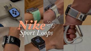 ALL 2026 Nike Sport Loops on RADIANT GOLD Apple Watch Series 12 (+3 Other Colors)
