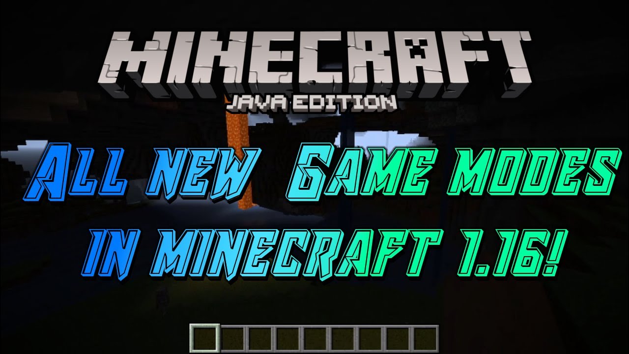 New Game modes? Minecraft 1.16 Updated settings and Game modes! - YouTube