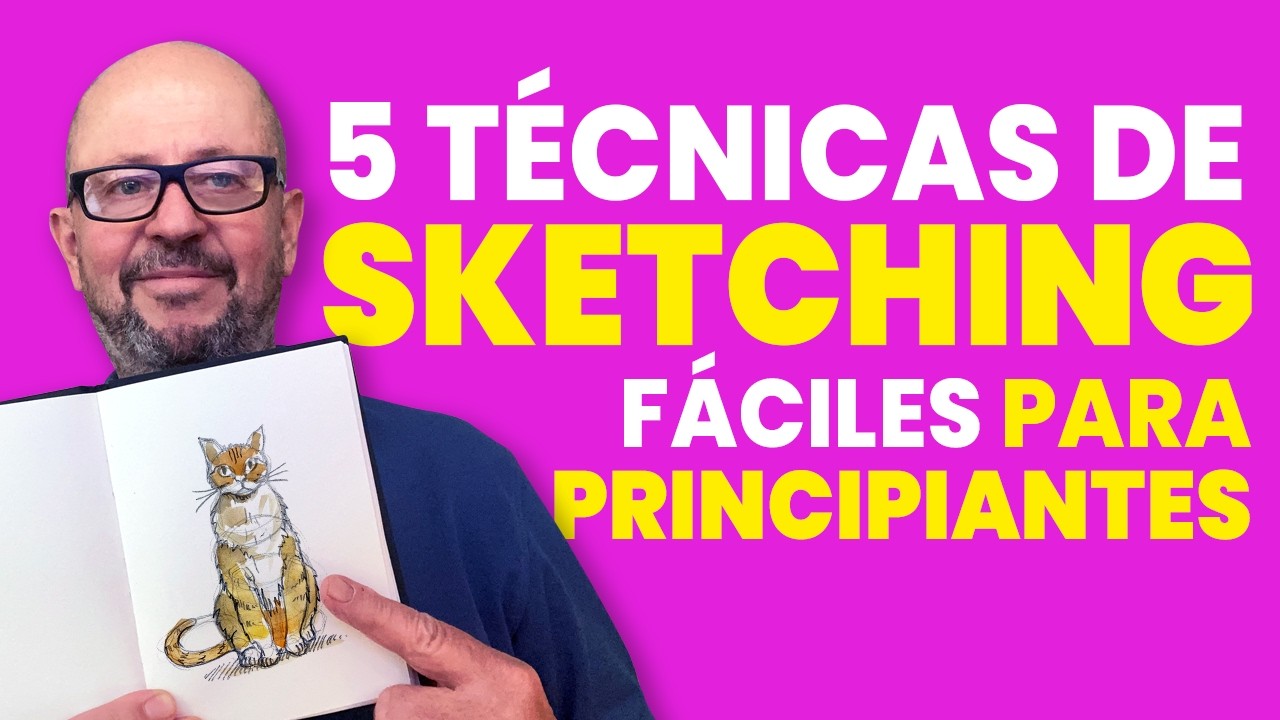 Aprende a DIBUJAR. 5 Técnicas básicas de SKETCHING para PRINCIPIANTES