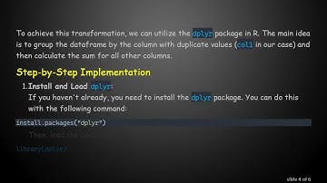 Merging Rows in a Dataframe: A Step-by-Step Guide Using dplyr