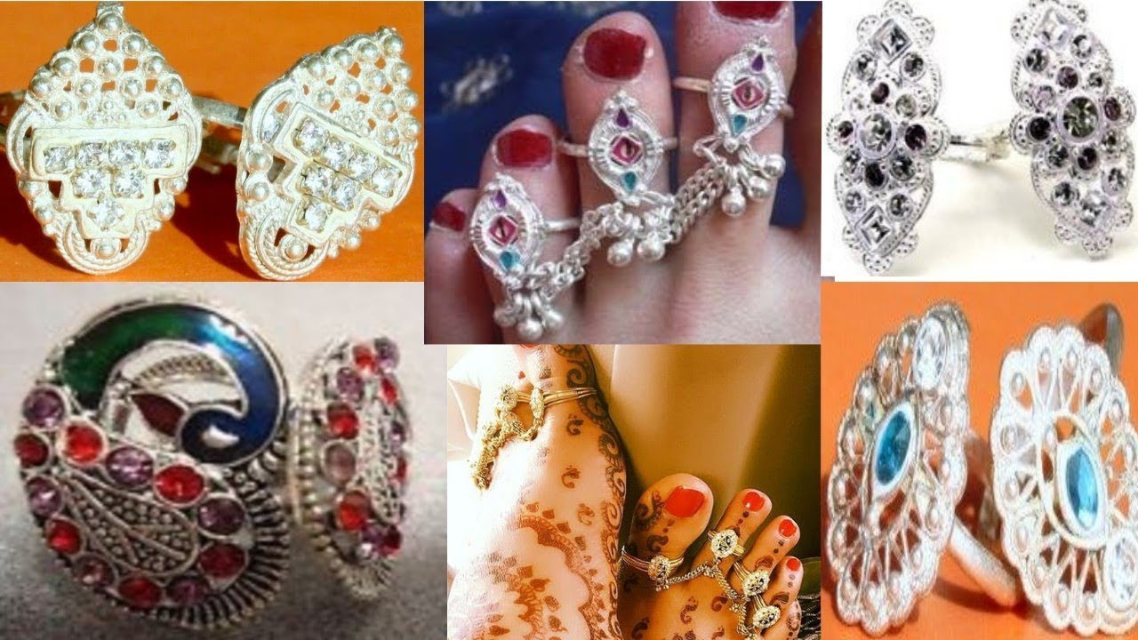 Indian Traditional 925 Sterling Silver Designer Toe Ring For Women & Girl |  eBay