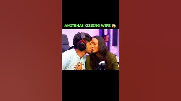 AMIT BHAI KISSING WIFE 🤯SUPARHIT#tondey #shortvideo #tarending #amitbhai