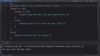 If Statement Part 3