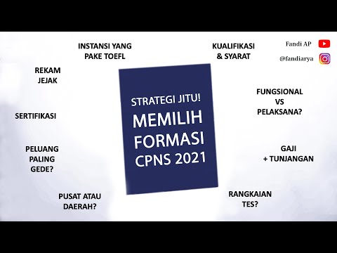 JANGAN NGASAL! Pertimbangkan Hal ini dalam memilih Formasi CPNS 2021