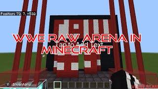 I built the WWE Raw Arena in Minecraft screenshot 4