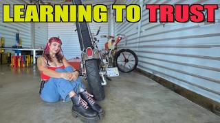 Learning to trust as a solo female rider