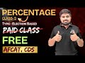 Class 5 | Percentage - Election Based | Maths for CDS, AFCAT, CAPF, SSC &amp; All Competitive Exams |