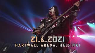 Kiss saapuu Helsinkiin kesäkuussa 2021