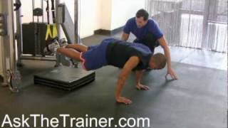 TRX Suspension Trainer Reverse Crunch - Prone Knee Tuck Exercise - Abs Workout