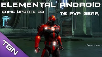 DCUO - Elemental Android T5 PvP Gear Style [Test Server GU33]