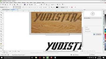 EFFECT EMBOSS COREL DRAW (TUTORIAL)