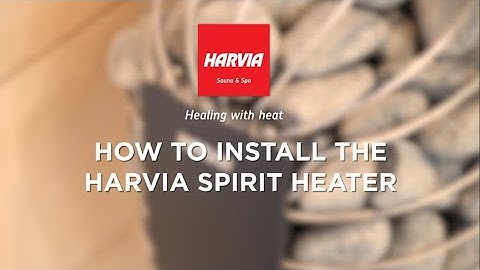 How to install the Harvia Spirit US electric heater